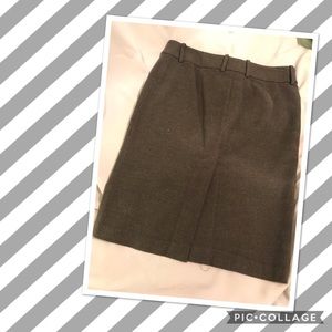 Express Stretch Grey Pencil Skirt